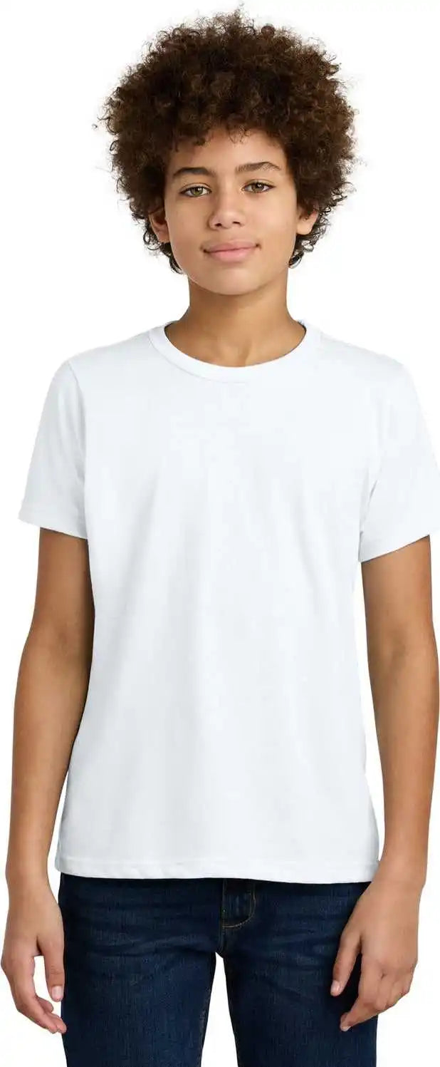 Next Level Apparel Nl3312 Youth Cvc Tee - White