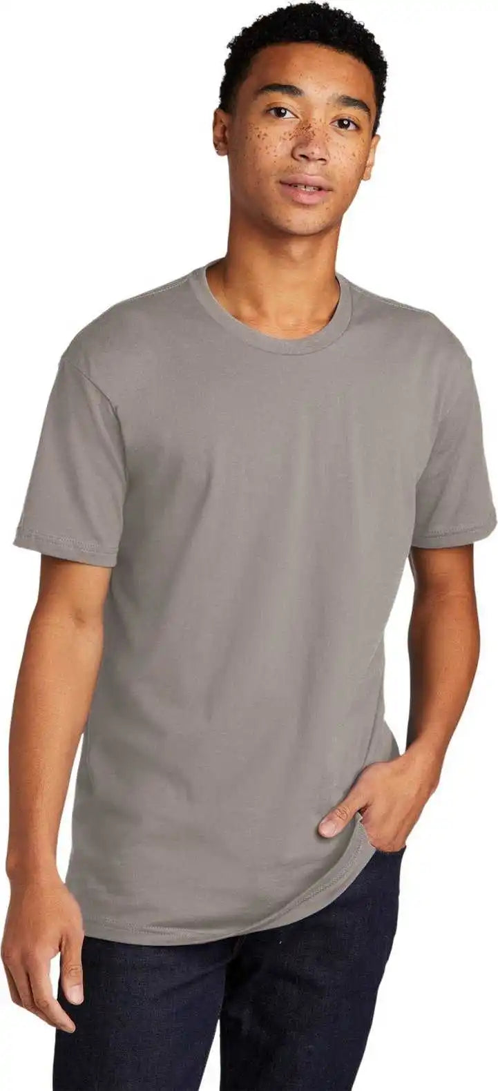 Next Level Apparel Nl3600 Unisex Cotton Tee - Light Gray