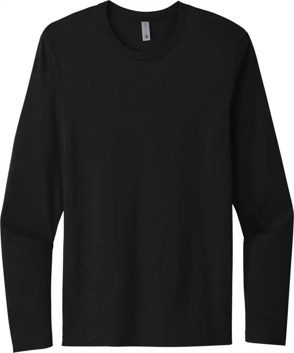 Next Level Apparel Nl3601 Cotton Long Sleeve Tee - Black
