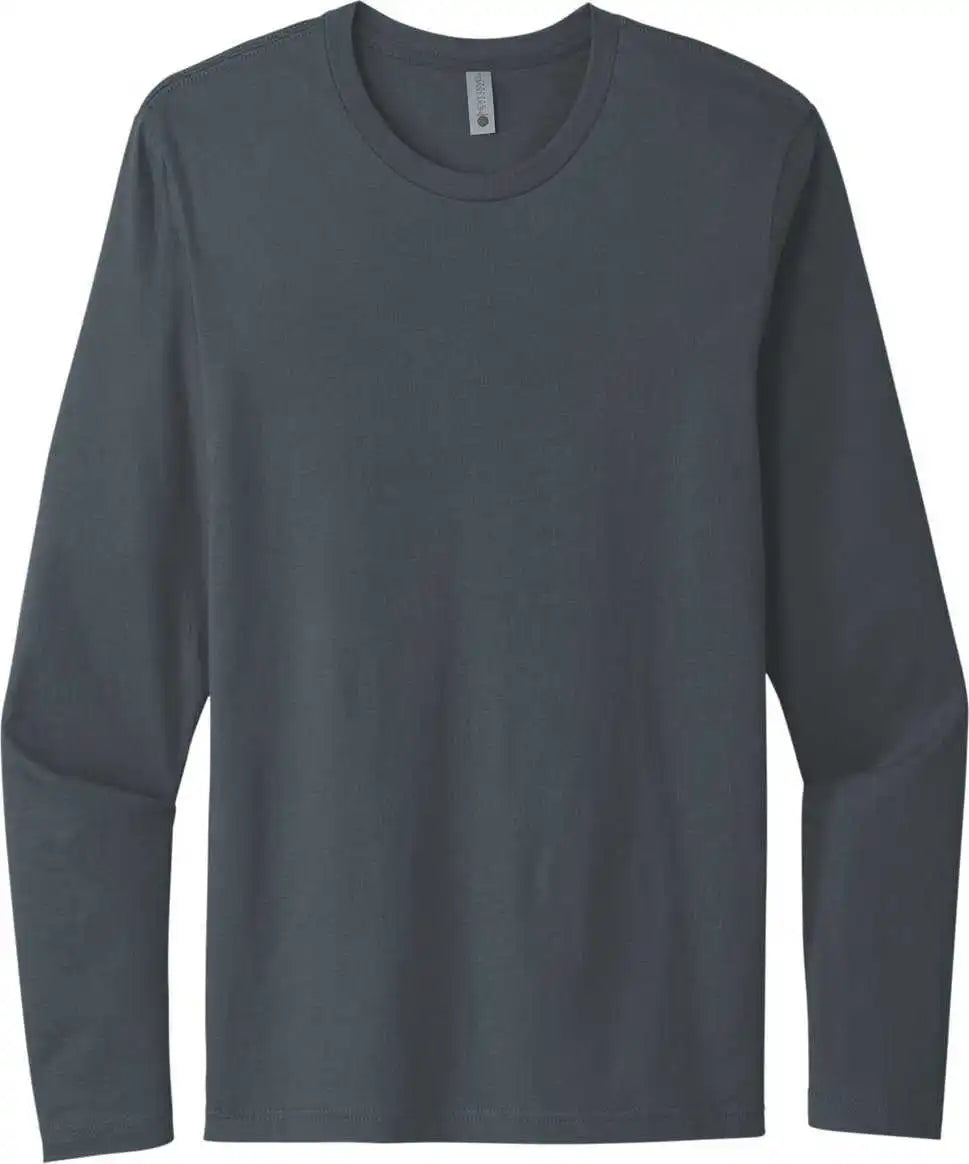 Next Level Apparel Nl3601 Cotton Long Sleeve Tee - Indigo
