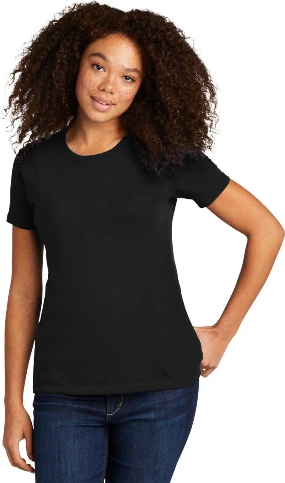 Next Level Apparel Nl3900 Women’s Cotton Tee - Black