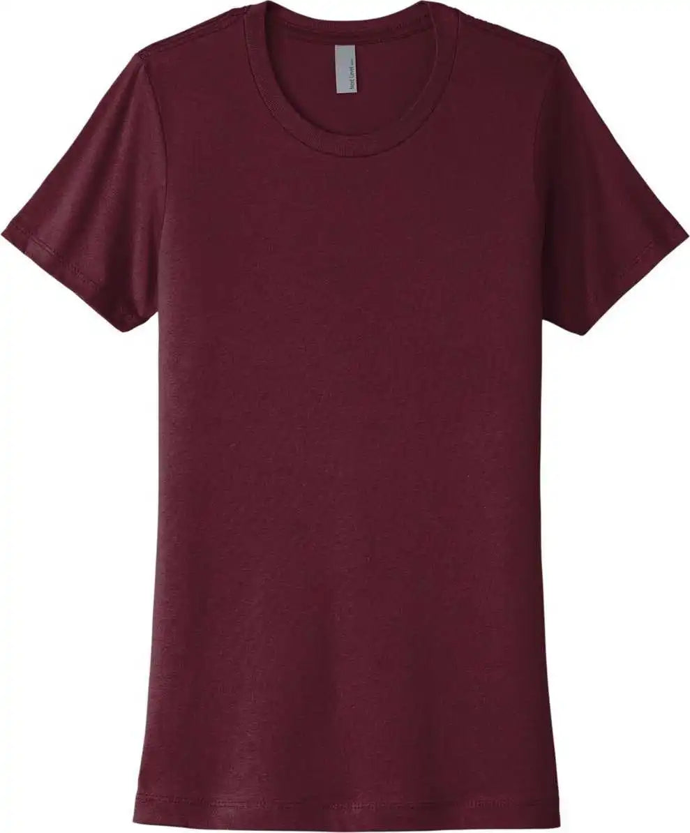 Next Level Apparel Nl3900 Women’s Cotton Tee - Maroon