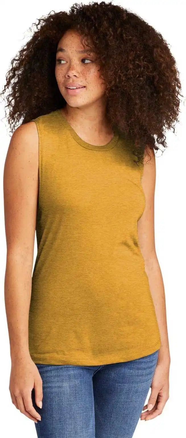 Next Level Apparel Nl5013 Women’s Festival Muscle Tank - Antique Gold