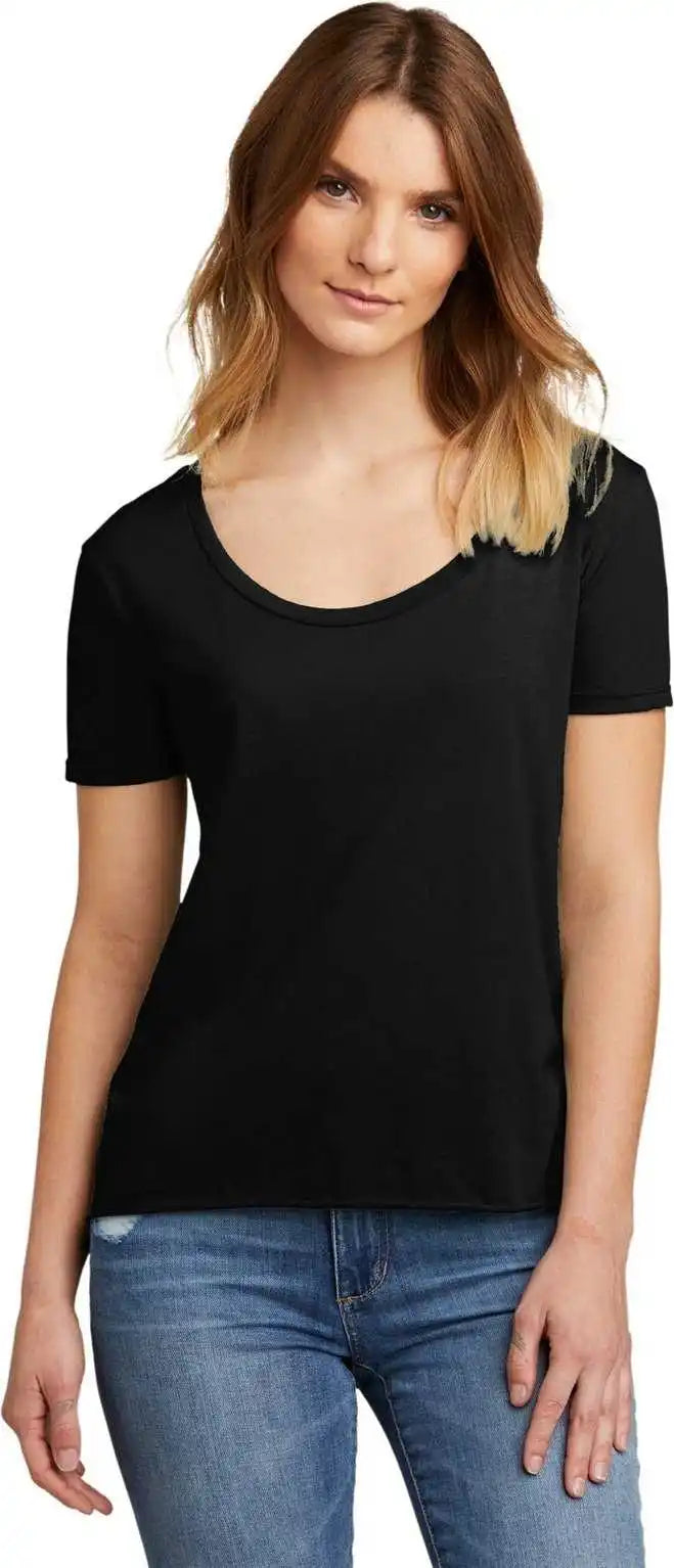 Next Level Apparel Nl5030 Women’s Festival Scoop Neck Tee - Black