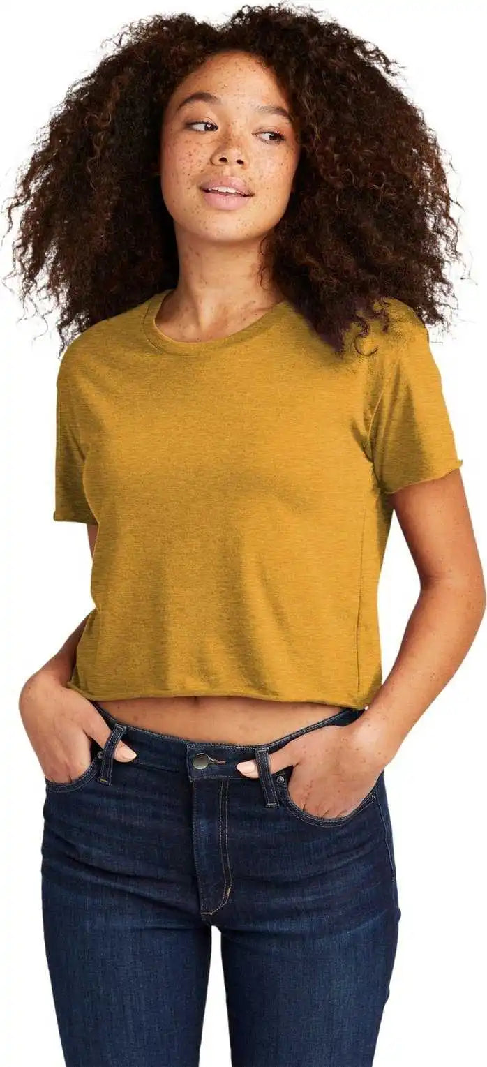 Next Level Apparel Nl5080 Women’s Festival Cali Crop Tee - Antique Gold