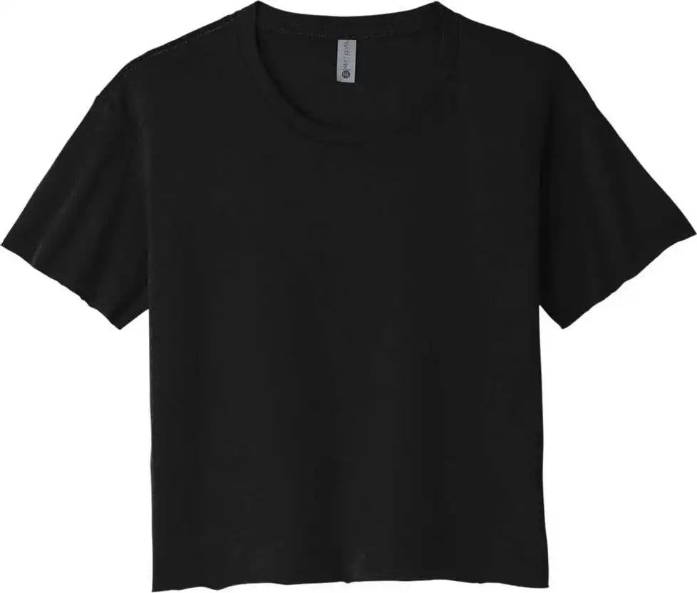 Next Level Apparel Nl5080 Women’s Festival Cali Crop Tee - Black