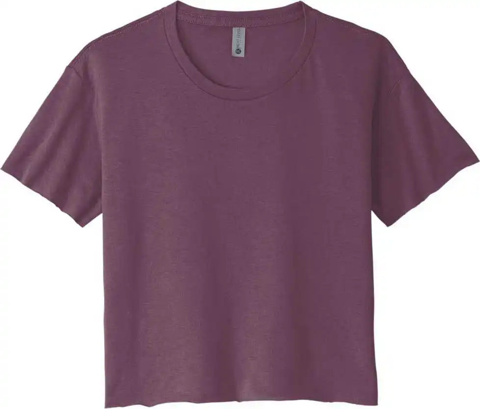Next Level Apparel Nl5080 Women’s Festival Cali Crop Tee - Shiraz