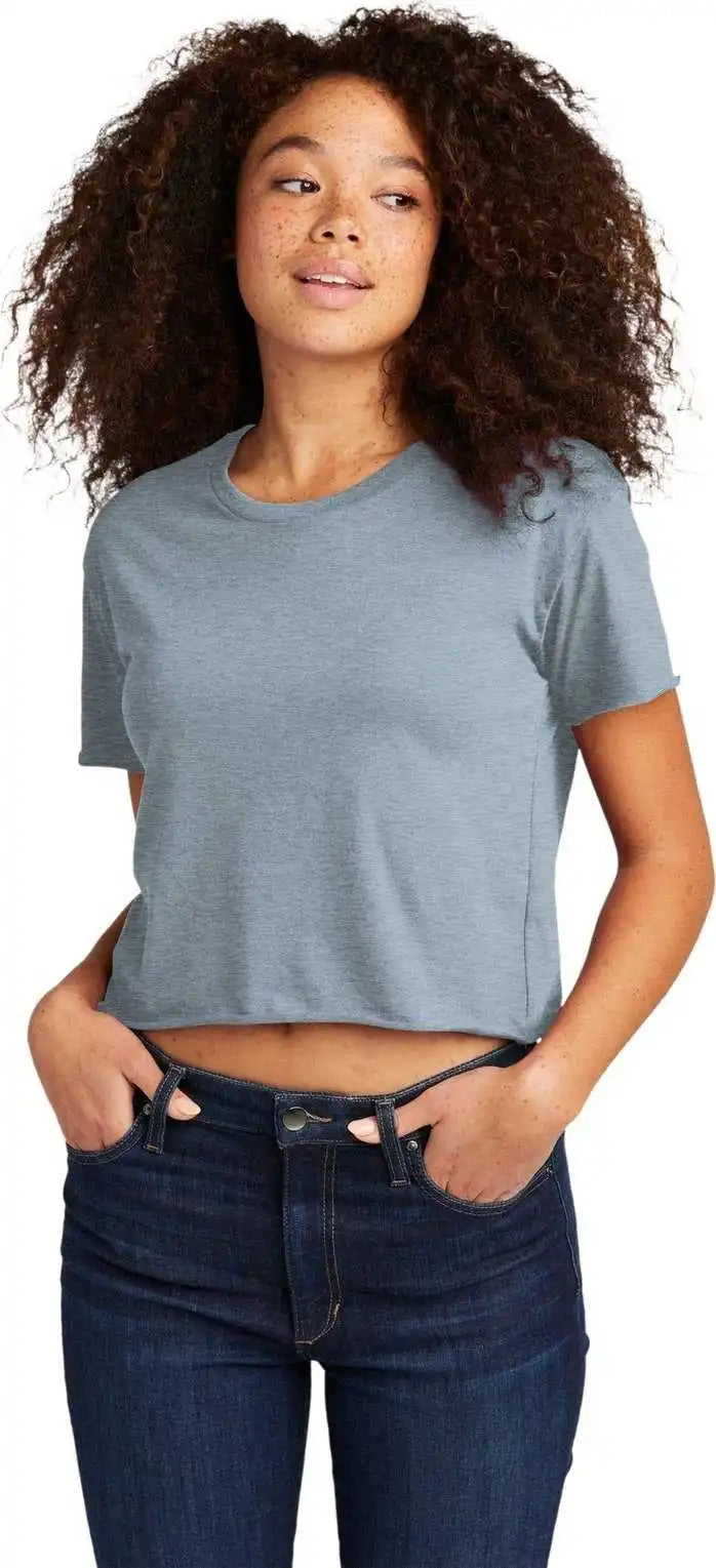 Next Level Apparel Nl5080 Women’s Festival Cali Crop Tee - Stonewash Denim
