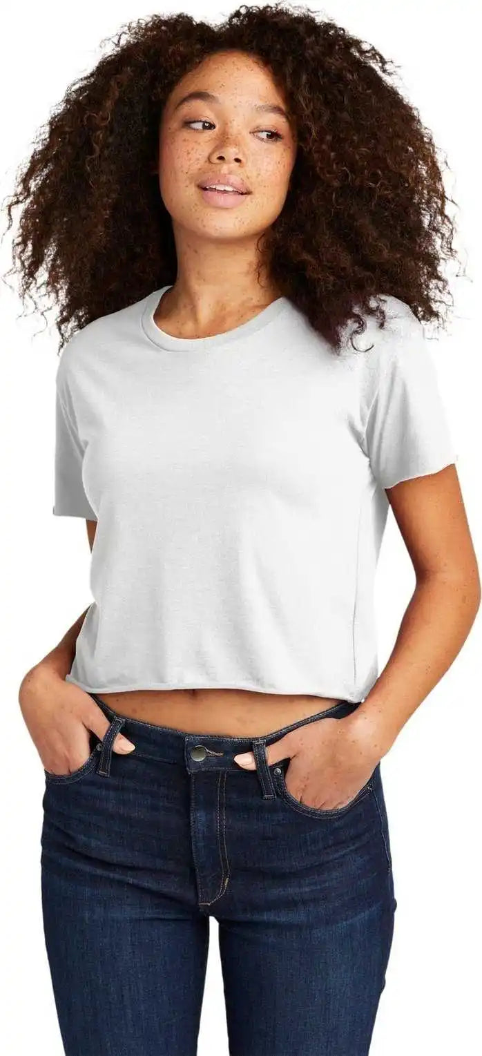 Next Level Apparel Nl5080 Women’s Festival Cali Crop Tee - White