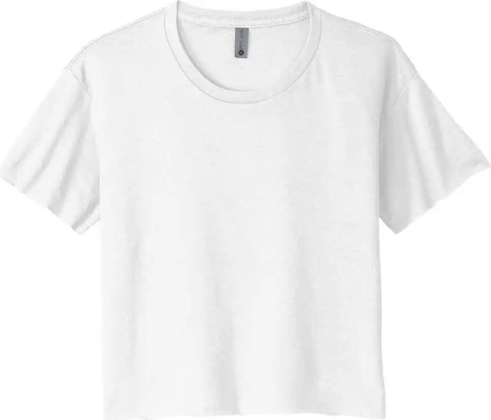 Next Level Apparel Nl5080 Women’s Festival Cali Crop Tee - White