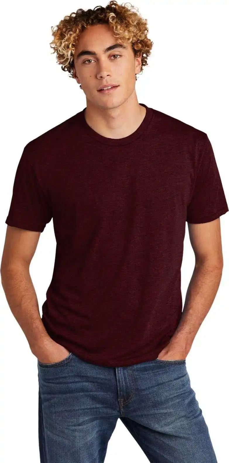 Next Level Apparel Nl6010 Unisex Tri-blend Tee - Cardinal Black