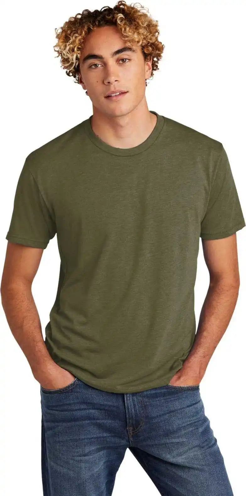 Next Level Apparel Nl6010 Unisex Tri-blend Tee - Military Green