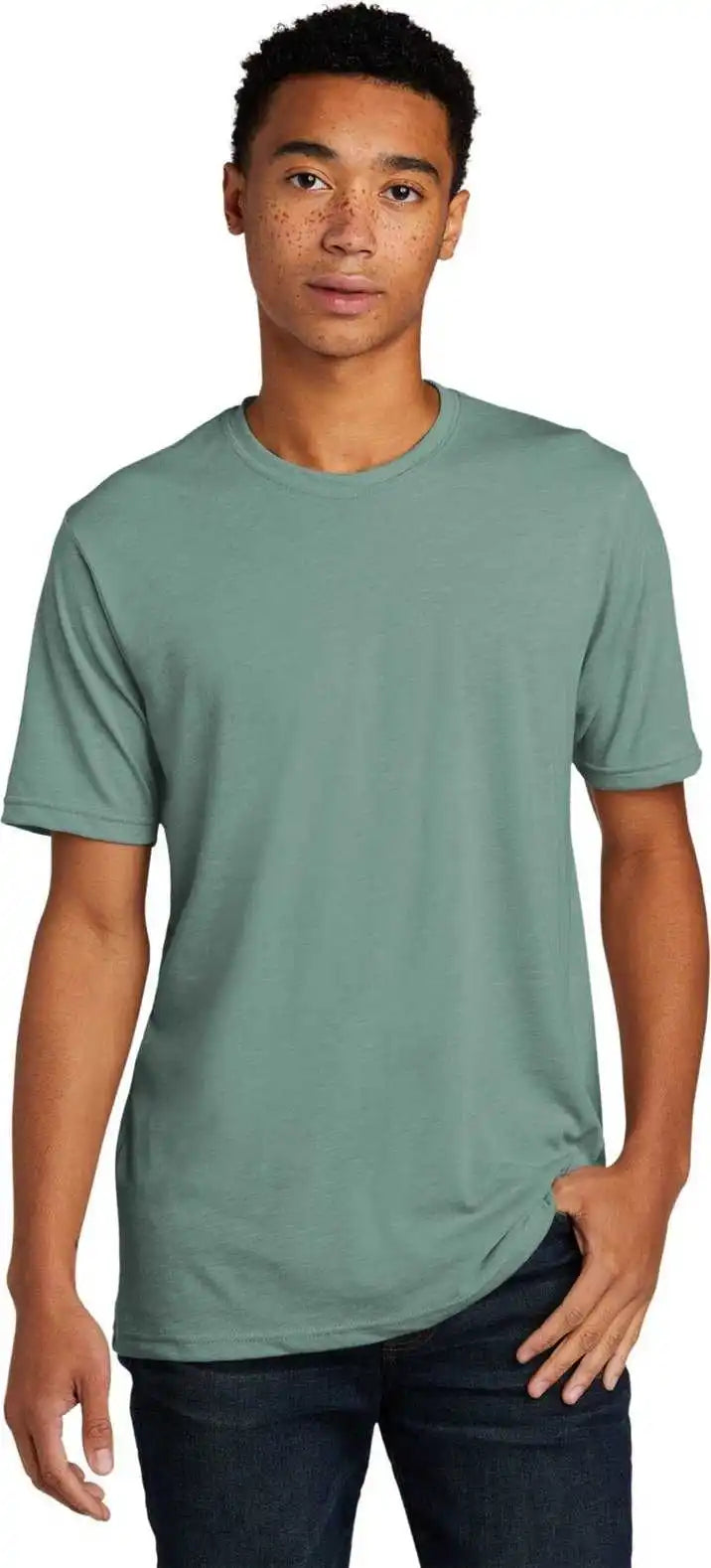 Next Level Apparel Nl6200 Unisex Poly/cotton Tee - Stonewash Green