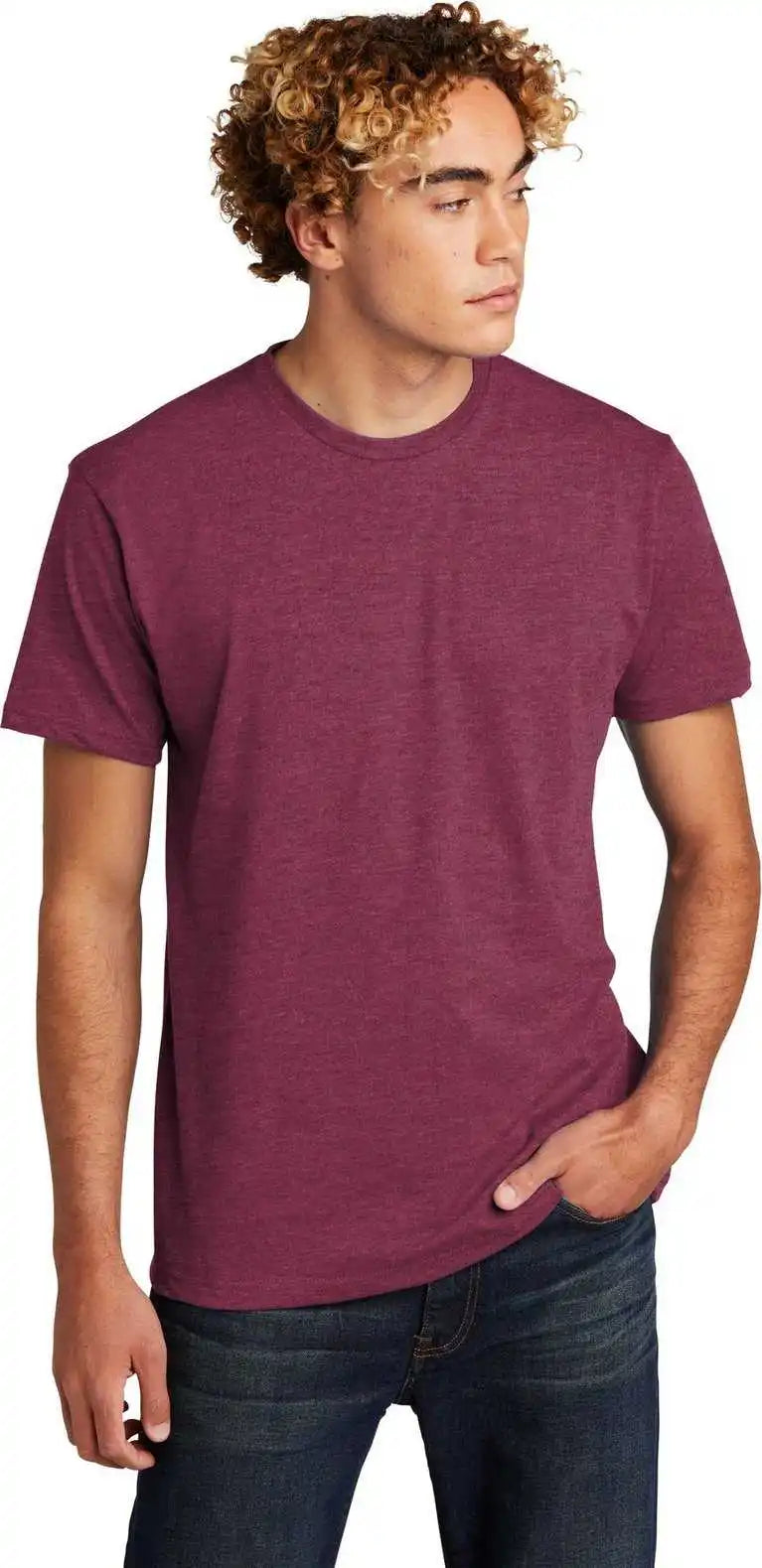 Next Level Apparel Nl6210 Unisex Cvc Tee - Heather Maroon