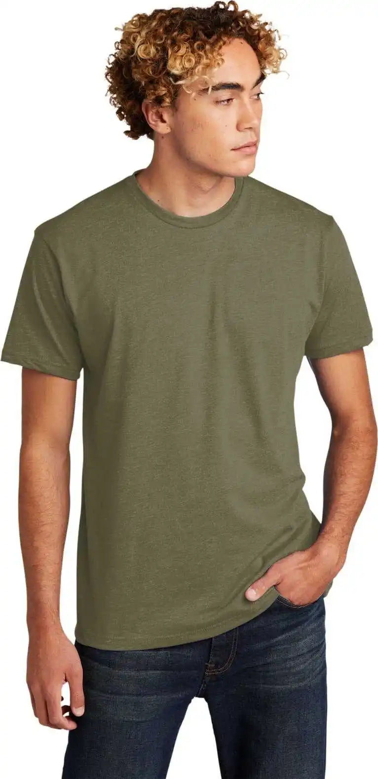 Next Level Apparel Nl6210 Unisex Cvc Tee - Light Olive