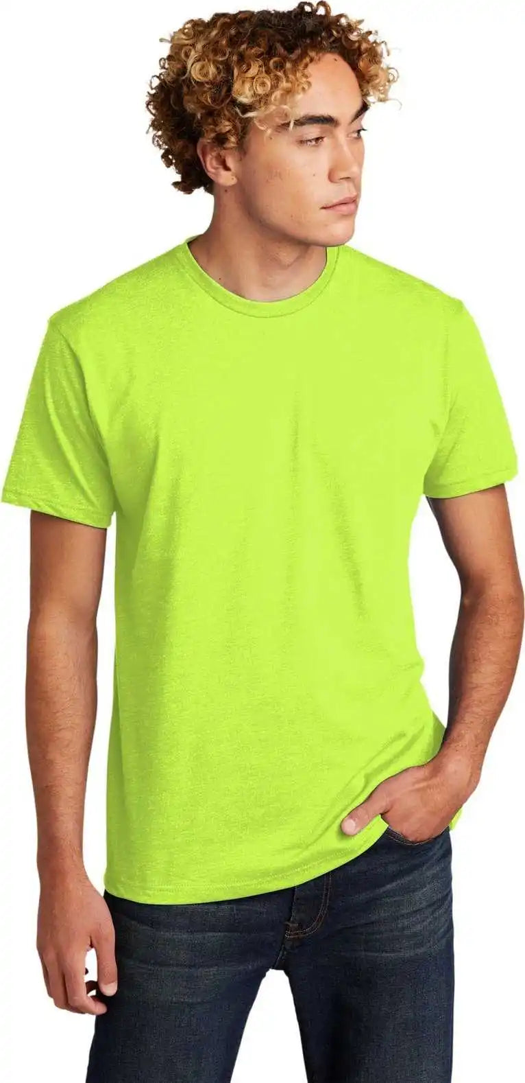 Next Level Apparel Nl6210 Unisex Cvc Tee - Neon Yellow