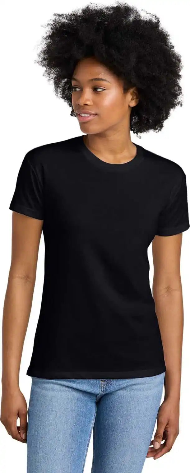 Next Level Apparel Nl6600 Women’s Cvc Relaxed Tee Black