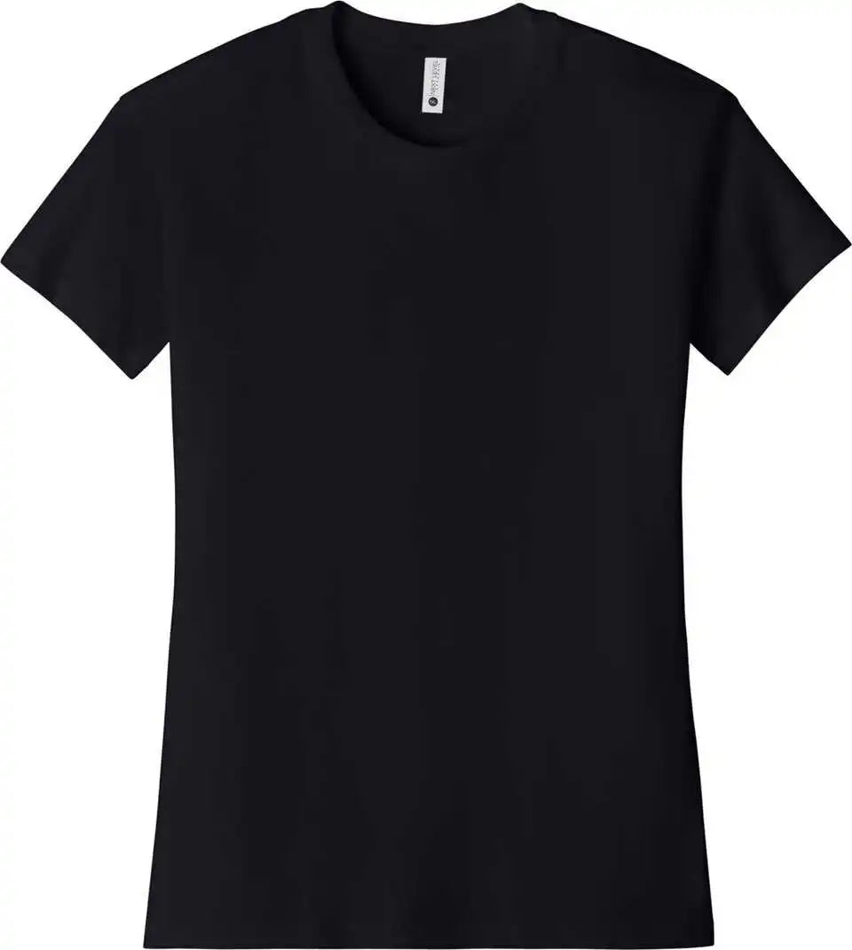 Next Level Apparel Nl6600 Women’s Cvc Relaxed Tee Black
