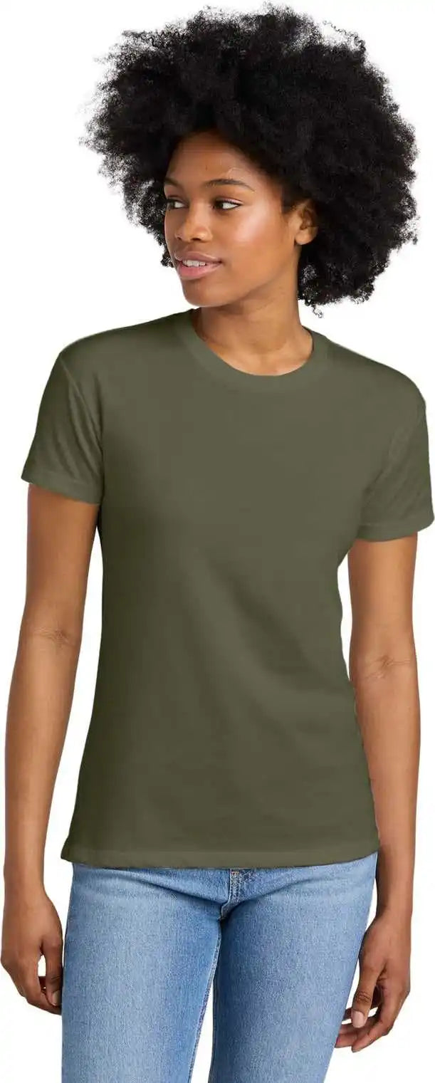 Next Level Apparel Nl6600 Women’s Cvc Relaxed Tee - Military Green
