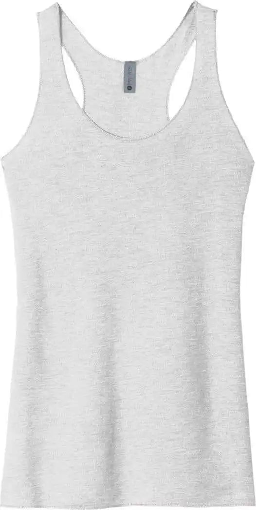 Next Level Apparel Nl6733 Women’s Tri-blend Racerback Tank - Heather White