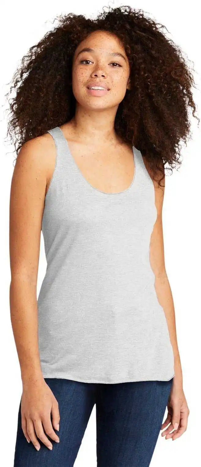 Next Level Apparel Nl6733 Women’s Tri-blend Racerback Tank - Heather White