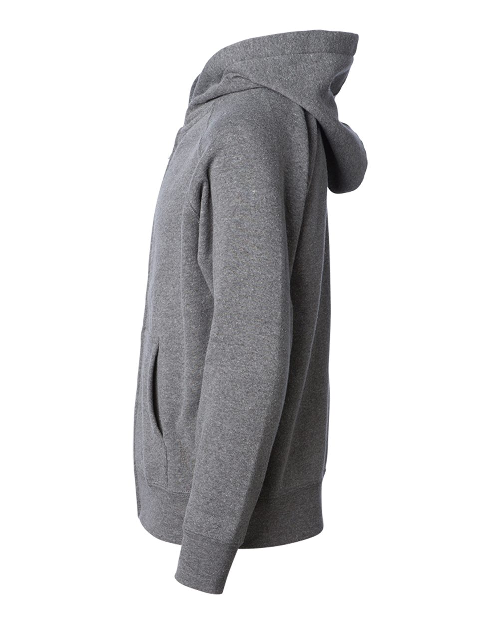 Nickel Youth Lightweight Special Blend Raglan Zip Hood - PRM15YSBZ