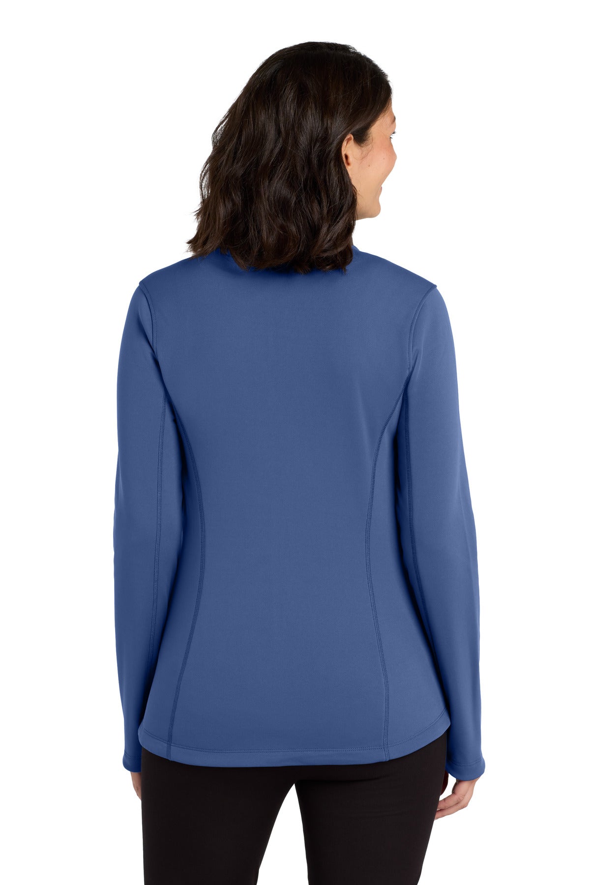 Night Sky Blue Port Authority Women's Collective Smooth Fleece Jacket. L904