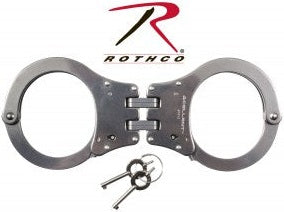 Nij Approved Stainless Steel Hinged Handcuffs
