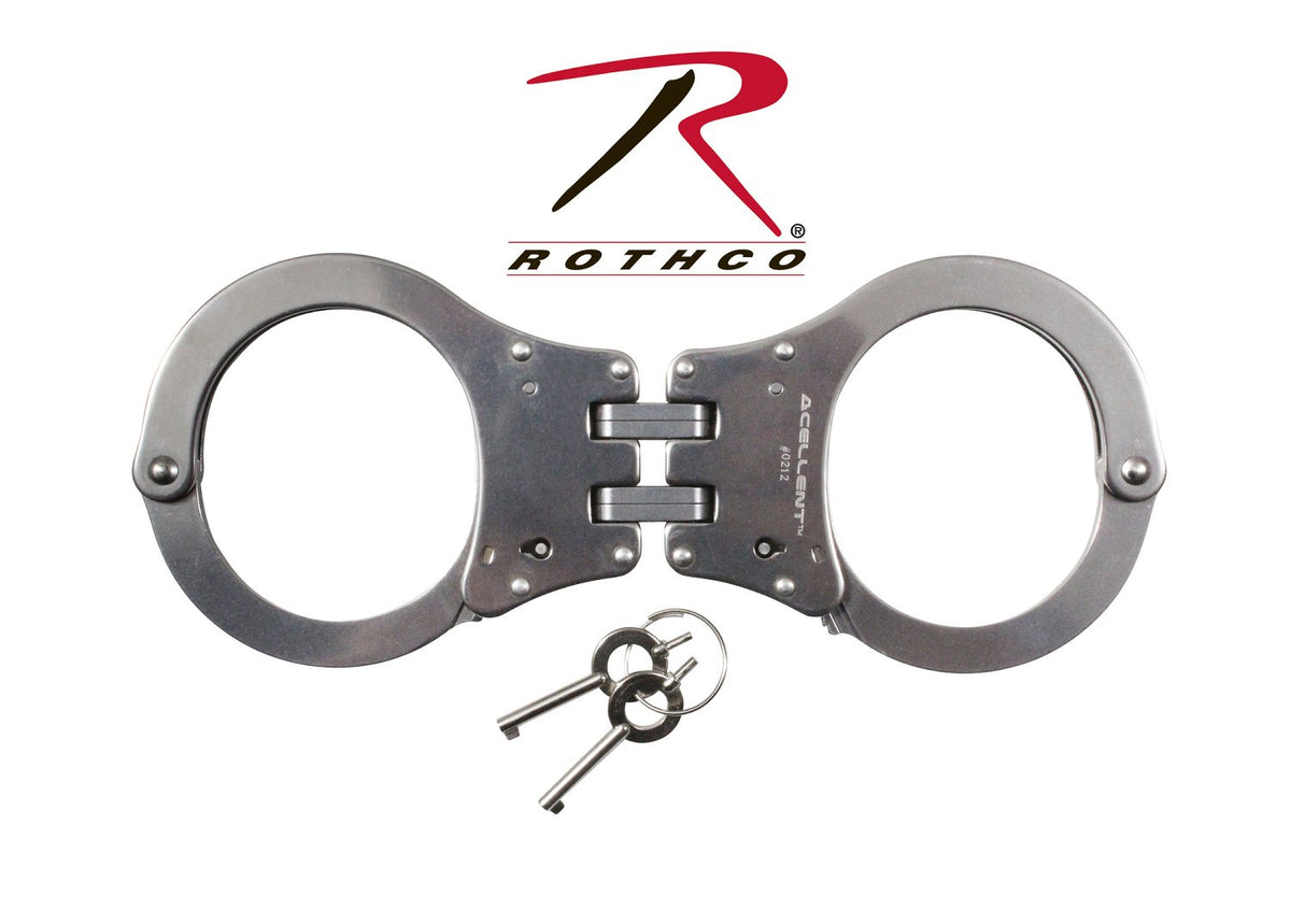 Nij Approved Stainless Steel Hinged Handcuffs