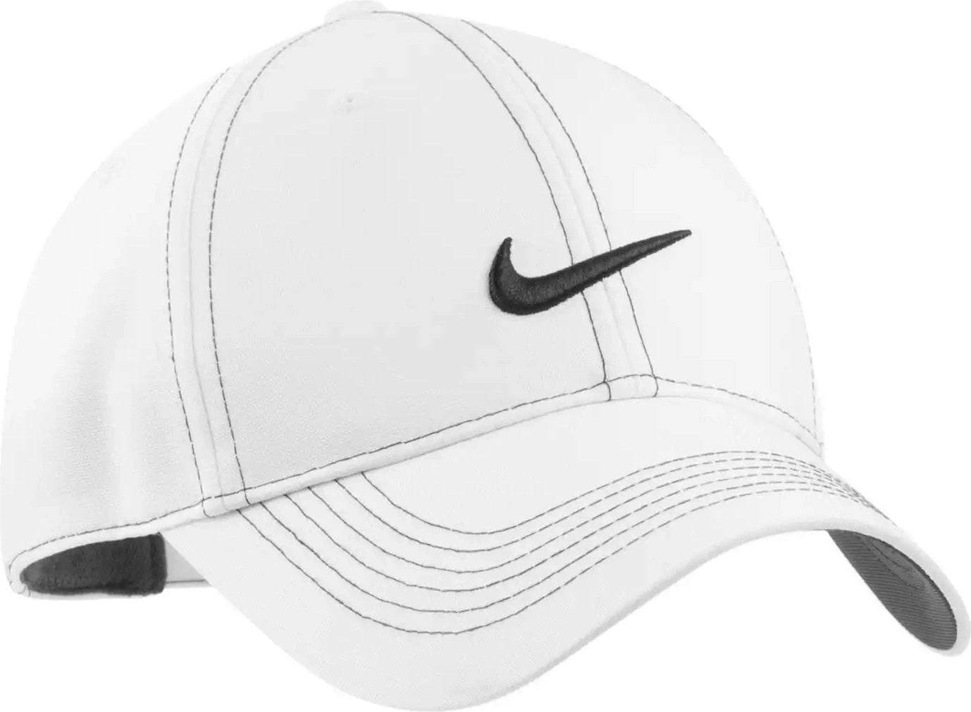 Nike 333114 Swoosh Front Cap - White - one Size Fits Most