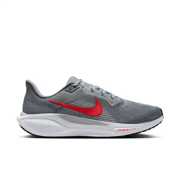 Nike Air Zoom Pegasus 41 Men’s Running Shoes - Cool Gray Bright Crimson