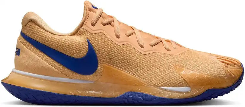 Nike Air Zoom Vapor Cage 4 Rafa Men’s Tennis Shoes - Orange Chalk Deep Night - 6.5