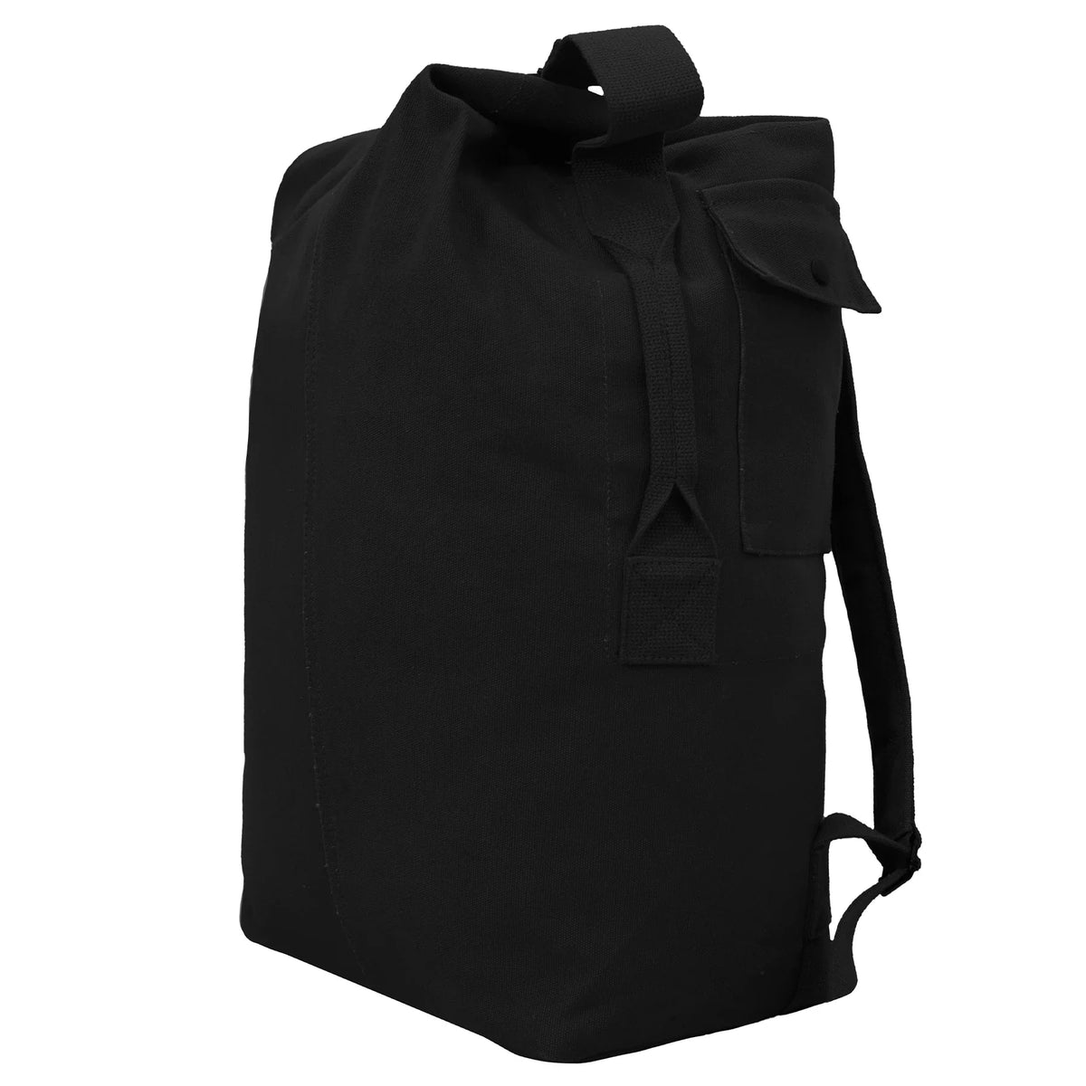 Nomad Canvas Duffle Backpack - Black