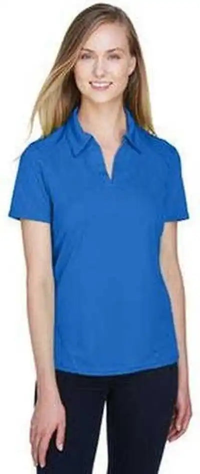 North End 78632 Ladies’ Recycled Polyester Performance Pique Polo - Light Nautical Blue