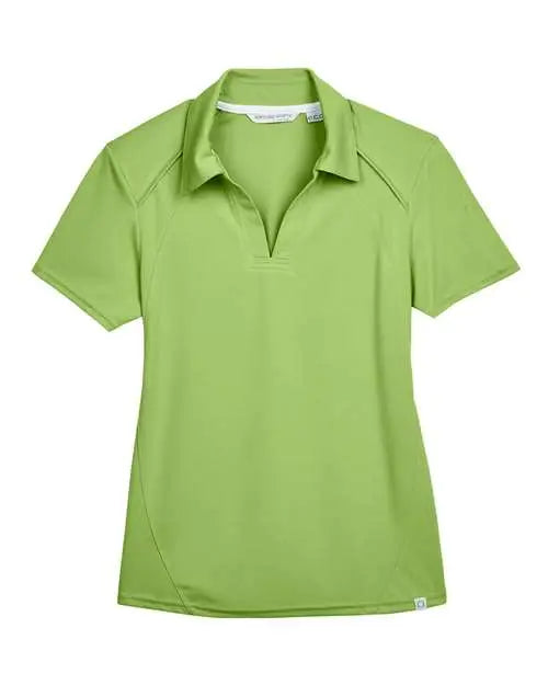 North End 78632 Women’s Recycled Polyester Performance Pique Polo - Cactus Green