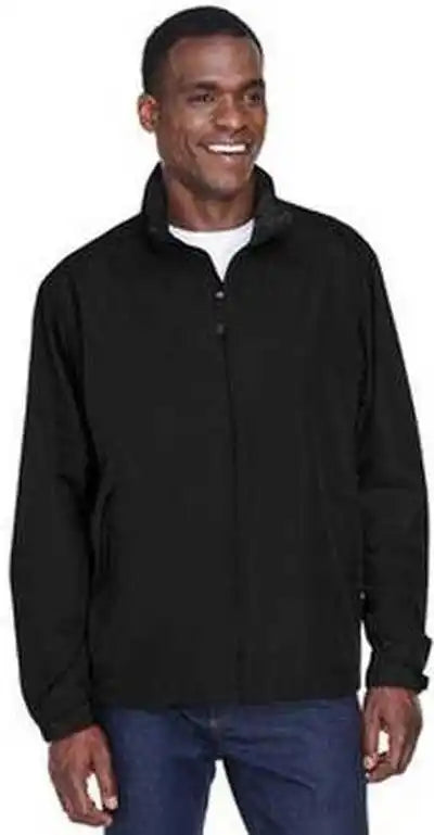 North End 88083 Men’s Techno Lite Jacket - Black