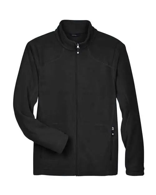 North End 88172 Men’s Voyage Fleece Jacket - Black