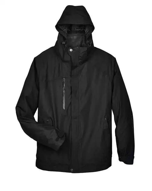 North End 88178 Men’s Caprice 3-in-1 Jacket with Soft Shell Liner - Black