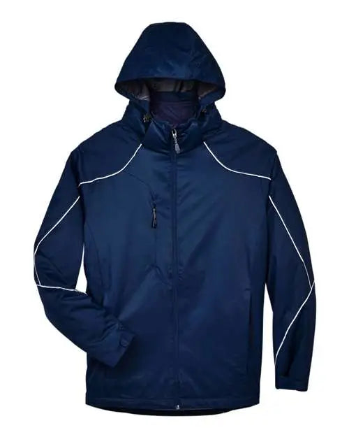 North End 88196 Men’s Angle 3-in-1 Jacket with Bonded Fleece Liner - Night