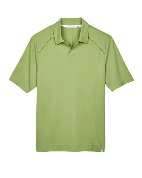 North End 88632 Men’s Recycled Polyester Performance Pique Polo - Cactus Green