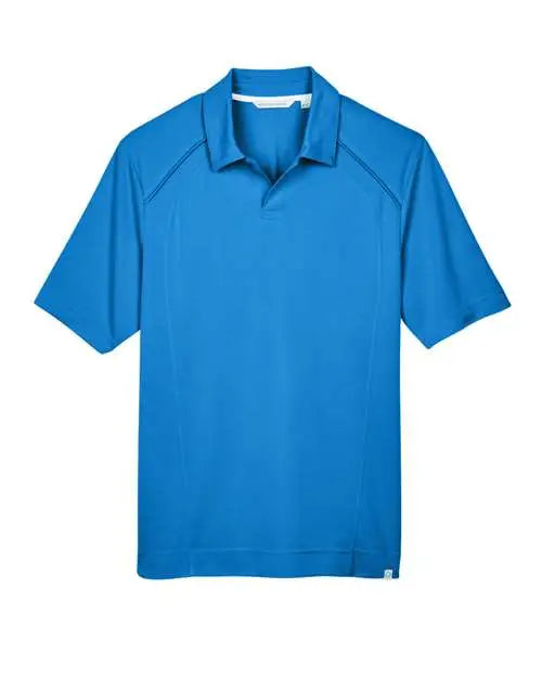 North End 88632 Men’s Recycled Polyester Performance Pique Polo - Light Nautical Blue