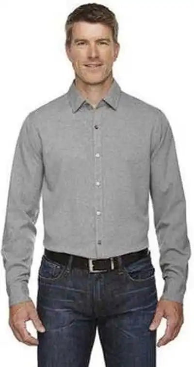 North End 88802 Men’s Mlange Performance Shirt Light Heather