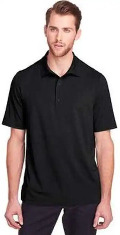 North End Ne100 Men’s Jaq Snap Up Stretch Performance Polo Black