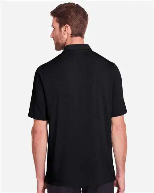 North End Ne100 Men’s Jaq Snap-up Stretch Performance Polo - Black - s