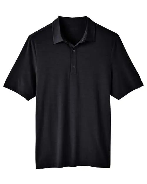 North End Ne100 Men’s Jaq Snap-up Stretch Performance Polo - Black