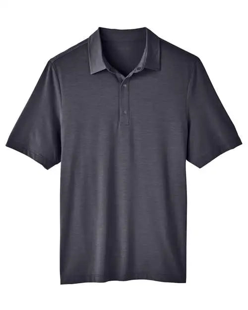 North End Ne100 Men’s Jaq Snap-up Stretch Performance Polo - Carbon