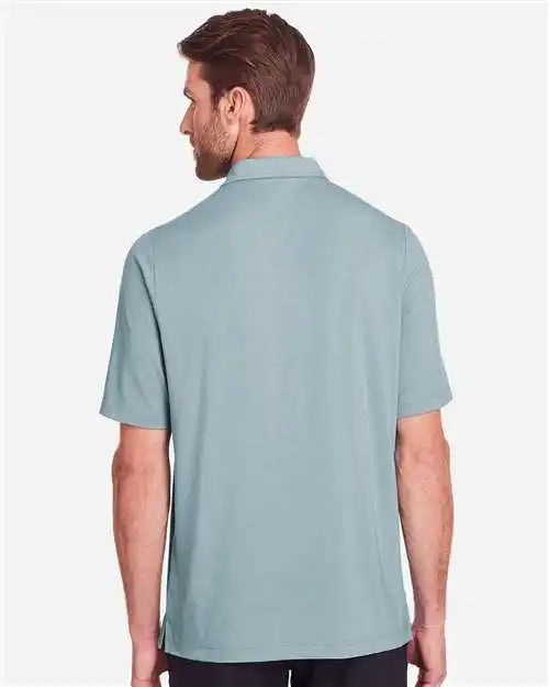 North End Ne100 Men’s Jaq Snap-up Stretch Performance Polo - Opal Blue - s