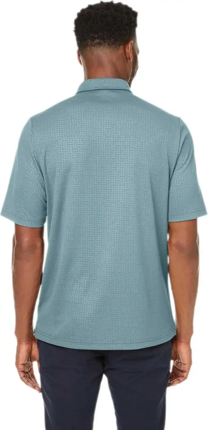 North End Ne102 Men’s Replay Recycled Polo Opal Blue / Adult 2xl