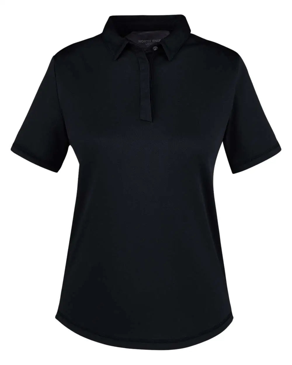 North End Ne110w Women’s Revive Coolcore Polo - Black - Ladies Xs