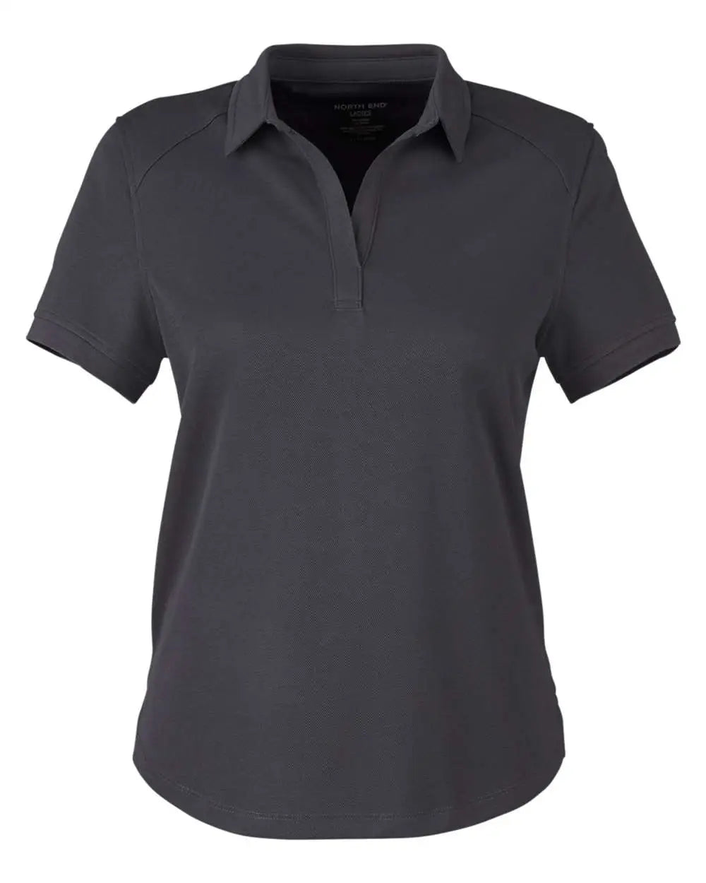 North End Ne112w Women’s Express Tech Performance Polo - Carbon - Ladies Xs